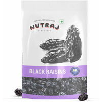 Nutraj Raisin (Kishmish) Black Raisin, Pack of 1 (200g)