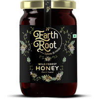EarthRoot Wild Forest Honey,500g (Pack of 1) Pure and Natural | Unpasteurized Honey | Natural sweetener | Rich Source of Anti Oxidants