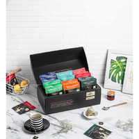 CHAYAM Green Tea Gift Set | 48 Tea Bags, 96g | 6 Flavors WellnessTea Bags | Tea Hamper Gift Set | Chamomile, Turmeric, Green Tea, Cinnamon, Tulsi Moringa, Hibiscus | Different Tea Flavours Set