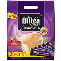 Alitea Signature Cardamom 3 in 1 Instant Tea 25 Sachet Packet, (25 X 25g), 625g