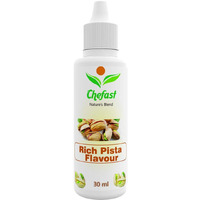 Chefast Rich Pista Flavour Baking Essence For Cake, Ice-Cream, Chocolates, Milkshakes- 30ML ( Use 2-3 Drops Essence For 250 Grm Cake)
