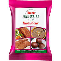 Manna Ragi Flour, 1kg | 100% Natural Finger Millet Flour | Nachni Atta | Kelvaragu Flour | Rich in Calcium & Protein