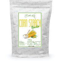 BAKE KING Bakers Corn Starch Powder for Baking & Cooking 200gm (Ararot Powder / Makkai Powder / Natural Corn Flour) Corn Flour for Cooking and Baking Pakoda, Vada, Halwa Soup and Dosa
