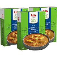 Gits Ready to Eat Paneer Tikka Masala, 855g (Pack of 3 X 285g Each)