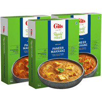 Gits Ready to Eat Paneer Makhani, 855g (Pack of 3 X 285g Each)