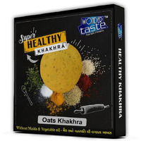 WONDER TASTE Combo of Ragi, Oats, Barley and Bajra Methi Khakhra Pack of 4 (200g Each) | Super Healthy Diet Low Calorie Snacks | Delicious Roasted Gujarati Bites | Free Masala Packet Inside Free