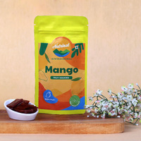 Nutrinat Mango FruitSquares, Mango chewy bites, Pure Alphonso Mango Fruit, No Added Sugar, Healthy Snack, 100gm (Pack of 5)
