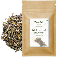 ZYANNA White Tea - High In Antioxidants, Delicate Aroma, Versatile Brewing - Boost Your Well-Being With This Exquisite And Refreshing Beverage - (White, 100Gm), Loose