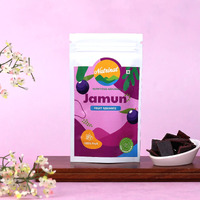 Nutrinat Jamun FruitSquares, Jamun bites, Pure Jamun Fruit, No Added Sugar,100gm (Pack of 5)