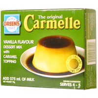 Greens Carmelle Vanilla Flavour Dessert Mix with Caramel Topping, 70g