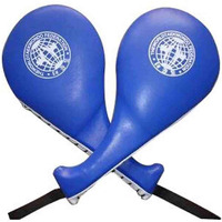 JERN Set of 2 Taekwondo Durable Kick Pad Target for Karate Kickboxing Training (Blue)