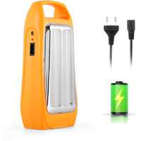 Gesto 20W Emergency Lights Rechargable Portable Led Light - Laltern Lamps Upto 8 Hrs Backup | Wall Hanging Rechargeable Battery Charging Light | Rechargeable Torch light for Trekking,Camping Light