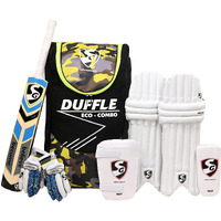 Sg Summer Camp Kashmir Cricket Kit For All Ages, Green And Black - Size 4, Nylon