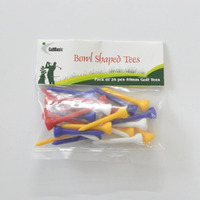 GolfBasic Premium Bowl Shaped Golf Tees (49 mm)