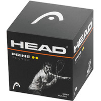 HEAD Prime Double Dot Squash Ball,Black
