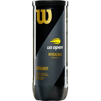 Wilson Synthetic Us Open Xd 1 Can Tennis Ball (Pack of 3), Yellow, 2.57 2.70 Inches (K-Rey-Wtb10620)
