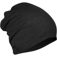 FabSeasons Cotton Slouchy Beanie and Skull Cap for Summer, Winter, Autumn & Spring Season, Can be used as a Helmet Cap too Black