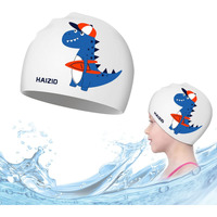 Proberos Kids Swim Caps for Kids, Children, Boys and Girls Aged 2-8, Baby Waterproof Bathing Caps