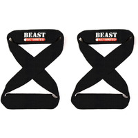 EasyHealth Slip Resistant Deadlift Straps For Gym Figure 8 Lifting Straps Gym Weightlifting Straps Wrist Support For Gym Men With Soft Paddings, Better Grip