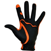 Fit39 Ex Golf Glove (Large, Black Orange), L