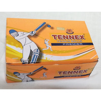 TENNEX Premier Cricket Soft Tennis Ball for Under Arm Cricket | Light | Tennis Standard Size Ball for Cricket Tournament and Practice (6 Pcs, Yellow Colour)