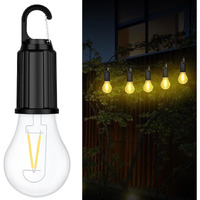 Rechargeable Camping Lights, Waterproof LED Hanging Tent Bulb with USB Cable, 3 Lighting Modes Hanging Camping Lantern Lamp for Hiking, Emergency, Household, Car Repairing (1pc Led Tent Lights)