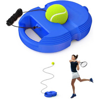 Solo Tennis Trainer Rebound Ball - Portable Tennis Equipment for Self-Practice for Adults or Kids. (Multicolor) (AG LIFESTYLE PRODUCTS)