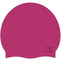 KARBD Silicone Swimming Cap Unisex Soft Waterproof Swimming Pool Head Cap Water Sports Hat for Children Kids Adults Men Women Boys Girls of All Age (Universal Size, Regular Beetroot)