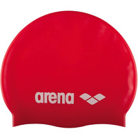 arena Classic Silicone Swim Cap, Red White