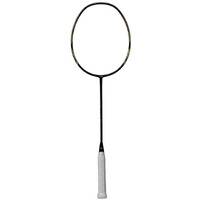 Li-Ning Windstorm 78+ Badminton Racket Carbon-Graphite, Unstrung (Black Gold)