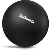 GalSports Yoga Ball Exercise Ball for Working Out, Anti-Burst and Slip Resistant Stability Ball, Swiss Ball for Physical Therapy, Balance Ball Chair, Home Gym Fitness