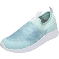 Puma Womens Comfort WNS Slipon V2 Eggshell Blue-Puma White Sneaker- 4 UK (38691401)