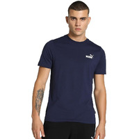 Puma Men's Solid Regular Fit T-Shirt (677794_Peacoat