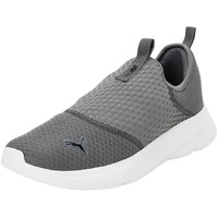 Puma Mens Melanite Slip on Cool Dark Gray-Black-White Sneaker - 9 UK (39185802)