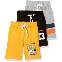 T2F Boy's Boxer, Pack of 3 (BYS-Shorts-S6_Multicolour_13-14 Years)