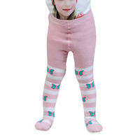 Bonjour Girl's Cotton Tights (BRO4059-B.Pink_3(2-4) Year_B.Pink_2-4 Y) regular fit