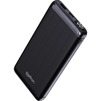 pTron Dynamo Vortex 10000mAh 22.5W Fast Charging Power Bank, 20W PD Fast Charging, Supports Xiamo, Redmi, Samsung,iPhone, Oneplus, Oppo, 2 Outputs & 1 Input & Multiple Layers of Protection (Black)
