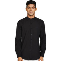 Allen Solly Men's Slim Fit Casual Shirt (ASSFWMOFA24870_Black_42)