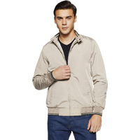 Allen Solly Polyester Men's Standard Length A-Line Coat (Asjkobopj62517_Light Beige_M)