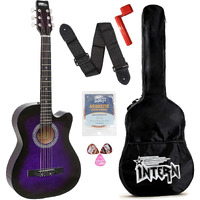 Intern INT-38C Acoustic Guitar Kit (Purple)