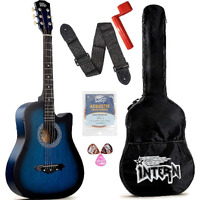 Intern INT-38C Acoustic Guitar Kit (Blue)