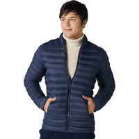 Amazon Brand - Symbol Men's Nylon Quilted Puffer Standard Length Jacket Navy M