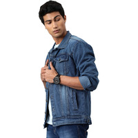 VOXATI Men's Denim Jacket kjt221e-l_Blue_L