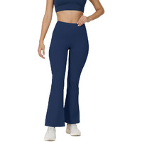 BlissClub Women's The Ultimate Flare Pants Lite| Relaxed Fit High Waist|Ankle Length Pants with Back Pocket
