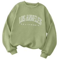 TAGAS Women's Fleece Round Neck Regular Fit Sweatshirt (WSS-5-PISTA-XL_Pista