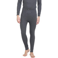 Levis Mens Slim Regular Fit Plain Thermal Bottoom (#039-THRML BTM-P1_Charcoal Melange_M)