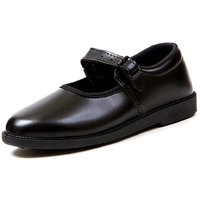 Liberty Girls Black School Shoes
