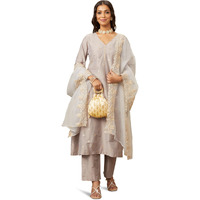 Amazon Brand - Myx Women's Rayon Salwar Suit (AW24-MYX-SKD-VN-07_Grey_4XL)