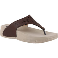 WELCOME Women's Extra Soft Slippers with Cushion FootBed for Adult | Comfortable & Light Weight| Stylish & Anti-Skid| Waterproof & Everyday Flip Flops for Ladies/Girls, W-LF-17-BRN_8