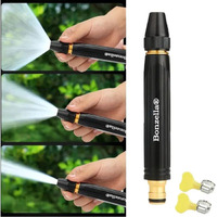 BONZELLA Water Spray Gun for Car Wash Bike Washing Gun for 1/2" Hose Pipe High Pressure Water Gun Nozzle Adjustable Car Washer Gun Brass Jet Water Spray Nozzle for Garden & Window